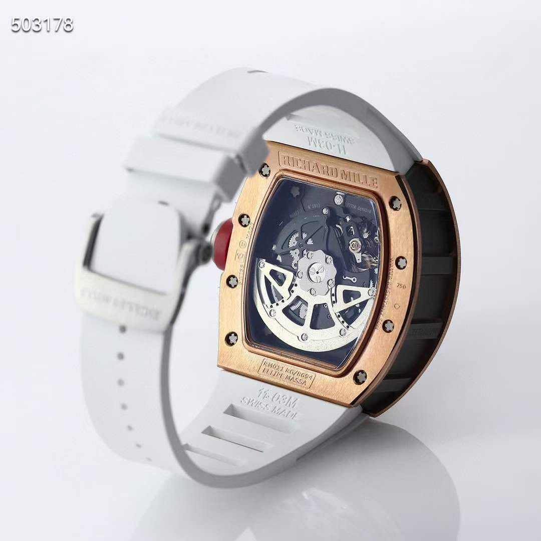 리차드밀 2023 RM011 FM 화이트스트랩 시계 워치